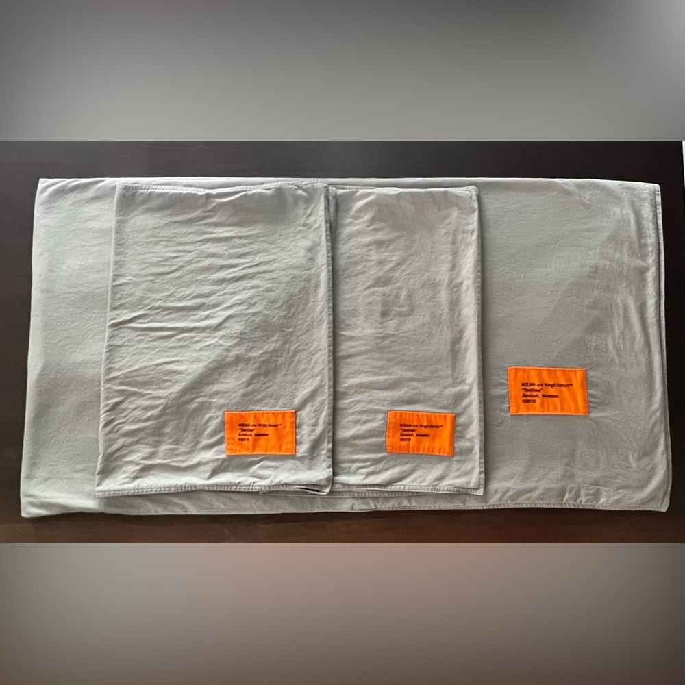 Virgil Abloh x IKEA MARKERAD US Duvet Cover and 2 Pillowcases (Full/ Queen)